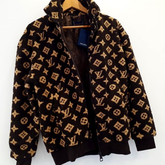 Louis Vuitton men brown COATS JACKETS